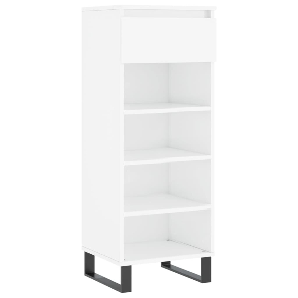 (high Gloss white) vidaXL Shoe Cabinet Shoe Cupboard Shoe Storage Rack Shelf Engineered Wood