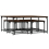 VidaXL (smoked oak) vidaXL Nesting Coffee Tables Nesting Table End Table 5 pcs Engineered Wood 5