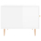 VidaXL (high gloss white, 2 pcs) vidaXL Coffee Table Side Table Sofa Table Telephone Table Engineered Wood 8