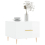 VidaXL (high gloss white, 2 pcs) vidaXL Coffee Table Side Table Sofa Table Telephone Table Engineered Wood 3