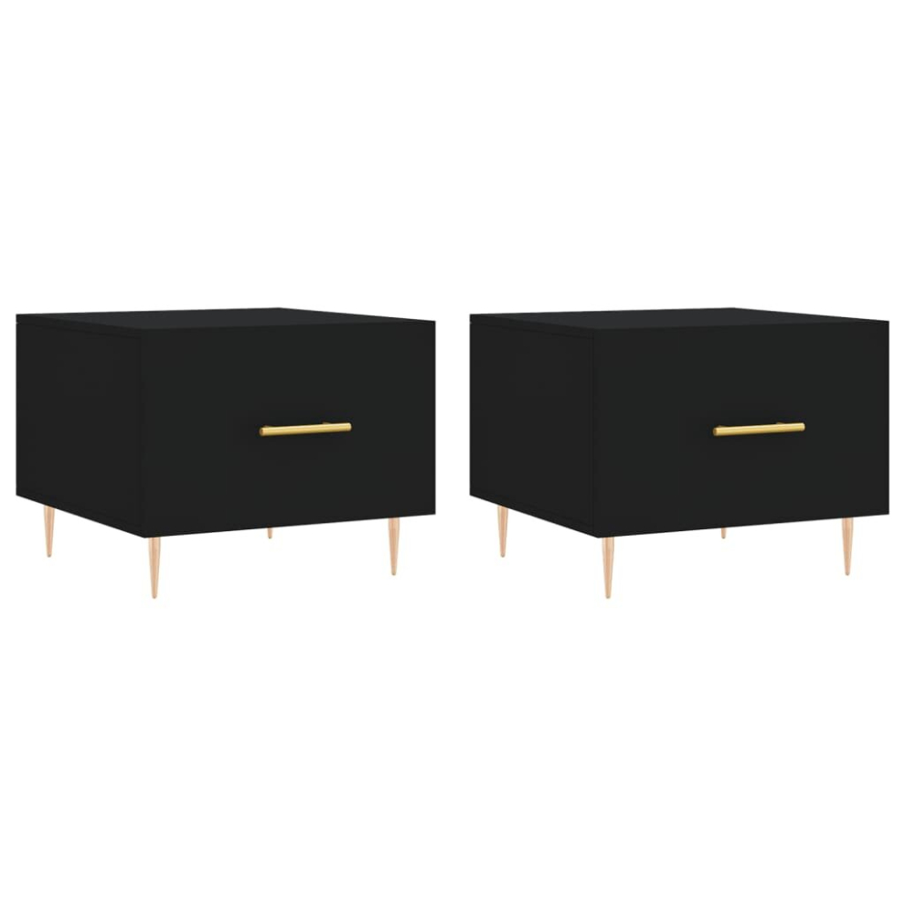 VidaXL Engineered Wood Coffee Tables - 2 pcs - Black - Image 2