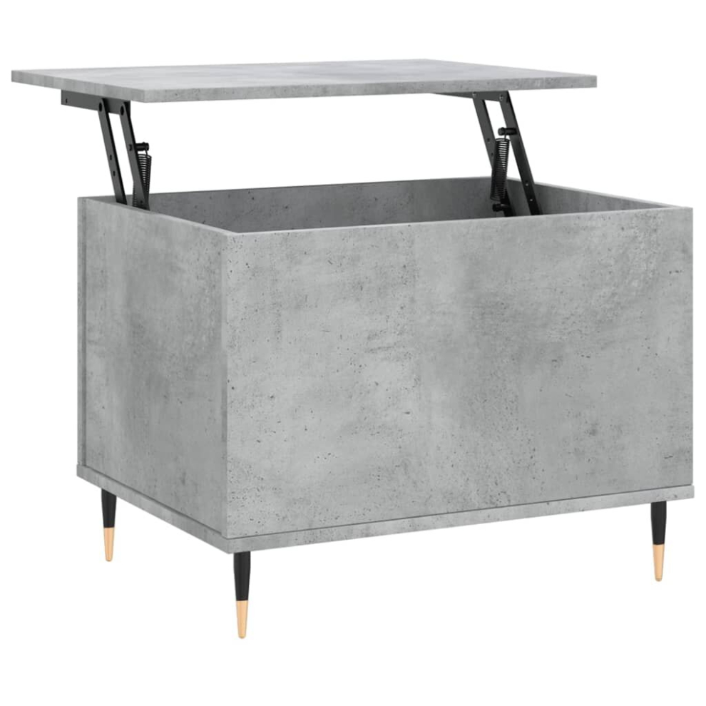 (concrete grey) vidaXL Coffee Table Side Table End Accent Telephone Sofa Table Engineered Wood