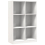 VidaXL (white) vidaXL Bookcase Office Book Shelf Storage Cabinet Book Stand Solid Wood Pine 2