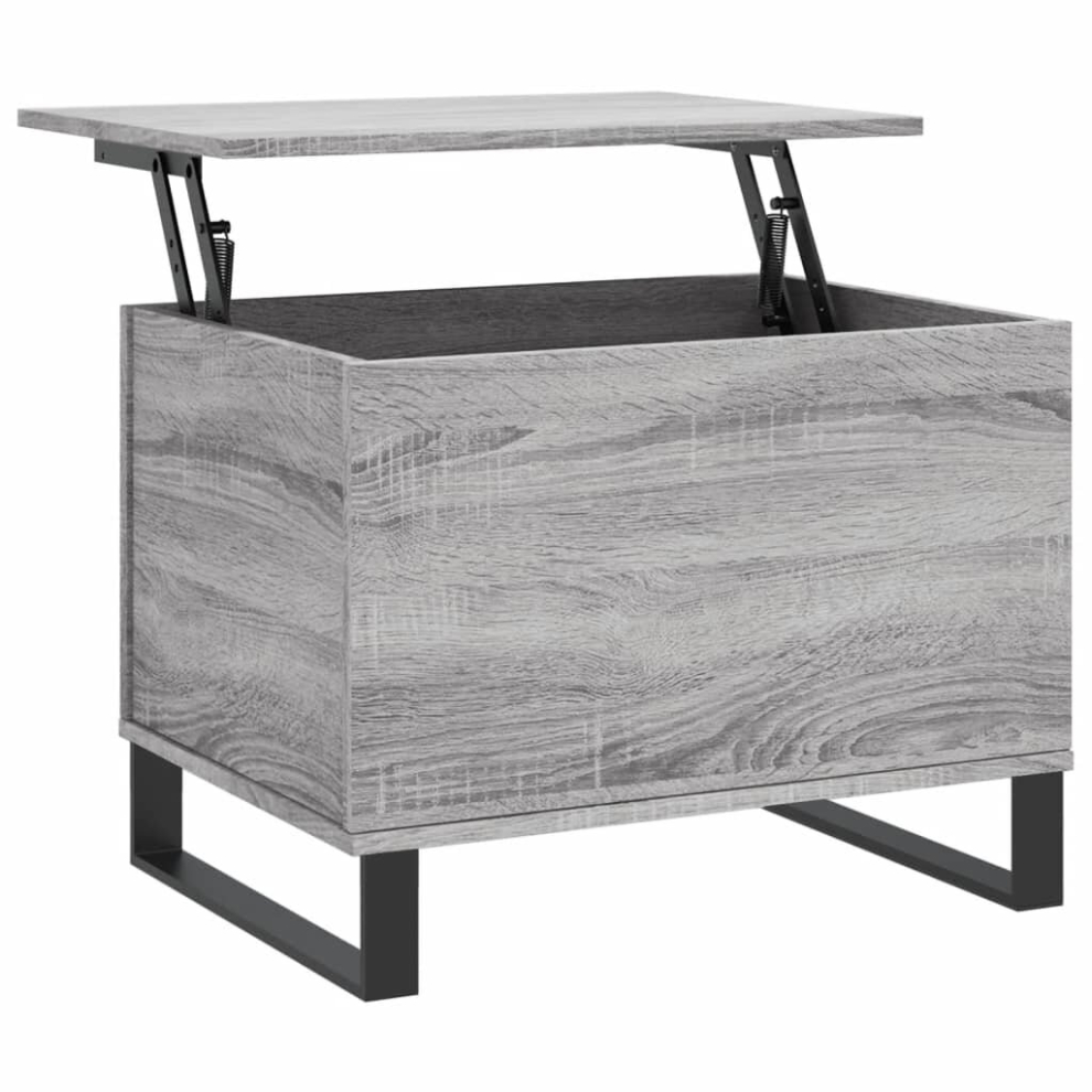 Vidaxl (Grey Sonoma) Coffee Table Side Table End Accent Telephone Sofa Table Engineered Wood