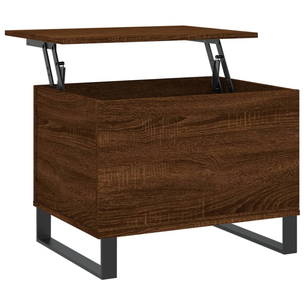 (brown oak) vidaXL Coffee Table Side Table End Accent Telephone Sofa Table Engineered Wood