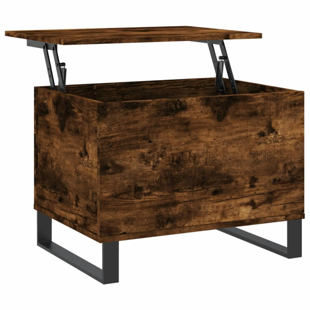 Vidaxl (Smoked Oak) Coffee Table Side Table End Accent Telephone Sofa Table Engineered Wood