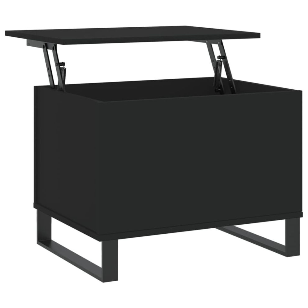 (black) vidaXL Coffee Table Side Table End Accent Telephone Sofa Table Engineered Wood