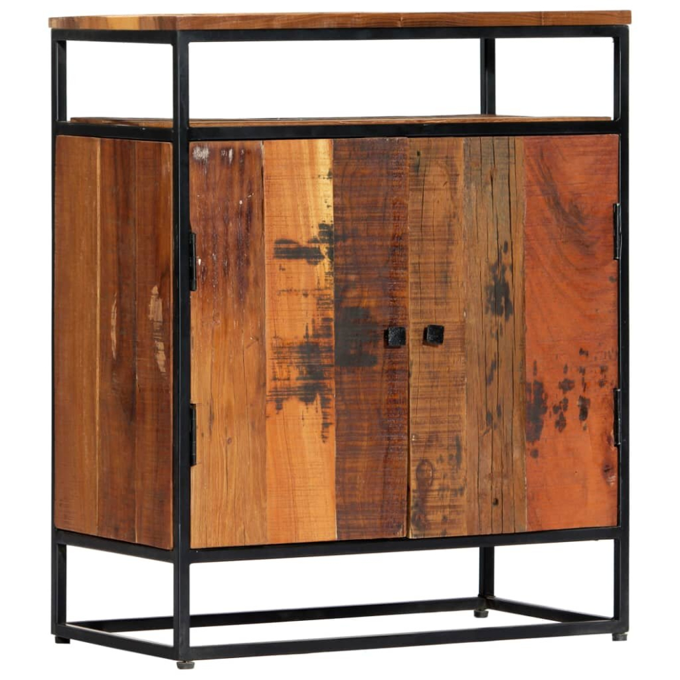 Vidaxl Solid Reclaimed Wood Side Cabinet 60X35x76cm Storage Cupboard Sideboard