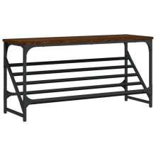 (brown oak, 90 x 30 x 45 cm) vidaXL Shoe Rack Shoe Cabinet Shoe Storage Unit Shelf Cupboard Engineered Wood