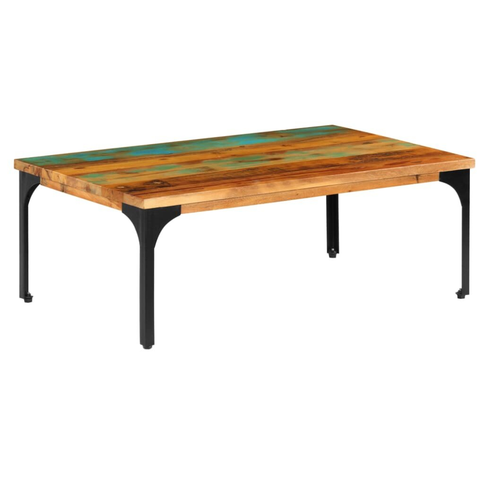 vidaXL Coffee Table Solid Reclaimed Wood Living Room Tea Side Telephone Stand