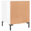VidaXL (high gloss white, 2 pcs) vidaXL Bedside Cabinets Nightstand Bedside Table Bed Cabinet Engineered Wood 8