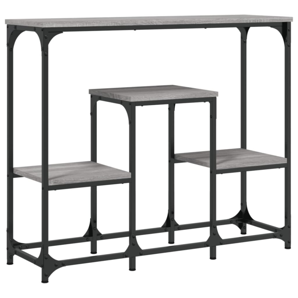 Vidaxl (Grey Sonoma) Console Table End Table Hallway Stand Side Sofa Table Engineered Wood