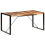 VidaXL (160 x 80 x 75 cm) vidaXL Solid Wood Dining Table with Acacia Finish Dinner Set Multi Sizes 7