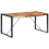 VidaXL (160 x 80 x 75 cm) vidaXL Solid Wood Dining Table with Acacia Finish Dinner Set Multi Sizes 8