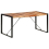 VidaXL (160 x 80 x 75 cm) vidaXL Solid Wood Dining Table with Acacia Finish Dinner Set Multi Sizes 9