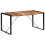 VidaXL (160 x 80 x 75 cm) vidaXL Solid Wood Dining Table with Acacia Finish Dinner Set Multi Sizes 10