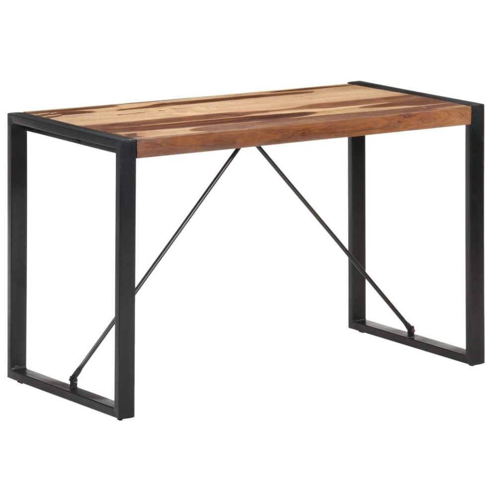 Vidaxl (120 X 60 X 75 Cm) Solid Wood Dining Table With Acacia Finish Dinner Set Multi Sizes