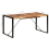 VidaXL (160 x 80 x 75 cm) vidaXL Solid Wood Dining Table with Acacia Finish Dinner Set Multi Sizes 6