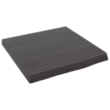 (dark grey, 40 x 40 x 4 cm) vidaXL Bathroom Countertop Vanity Top Wash Basin Worktop Treated Solid Wood