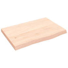 (natural, 60 x 40 x 4 cm) vidaXL Bathroom Countertop Vanity Top Wash Basin Worktop Treated Solid Wood