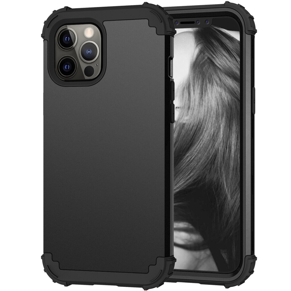 iPhone12 Pro Case With Hard PC Soft TPU Bumper