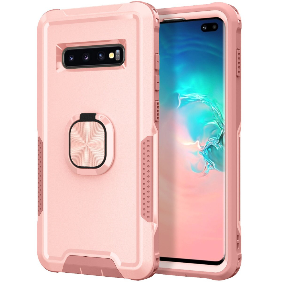 Magnetic Phone Case For Samsung S10 Plus With Ring Holder