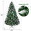 6FT 920 Branches Flocking Spray White Christmas Tree Plus Pine Cone Xmas Tree 4
