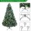 6FT 920 Branches Flocking Spray White Christmas Tree Plus Pine Cone Xmas Tree 2