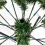 6FT 920 Branches Flocking Spray White Christmas Tree Plus Pine Cone Xmas Tree 7