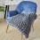Living And Home (Grey) Handwoven Chunky Knit Throw Blanket for Home Decor 2