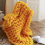 Living And Home (Light Yellow) Handwoven Chunky Knit Throw Blanket for Home Decor 2