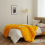 Living And Home (Light Yellow) Handwoven Chunky Knit Throw Blanket for Home Decor 3