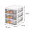 Living And Home Drawer-Style Stationery Cosmetic Storage Box 6