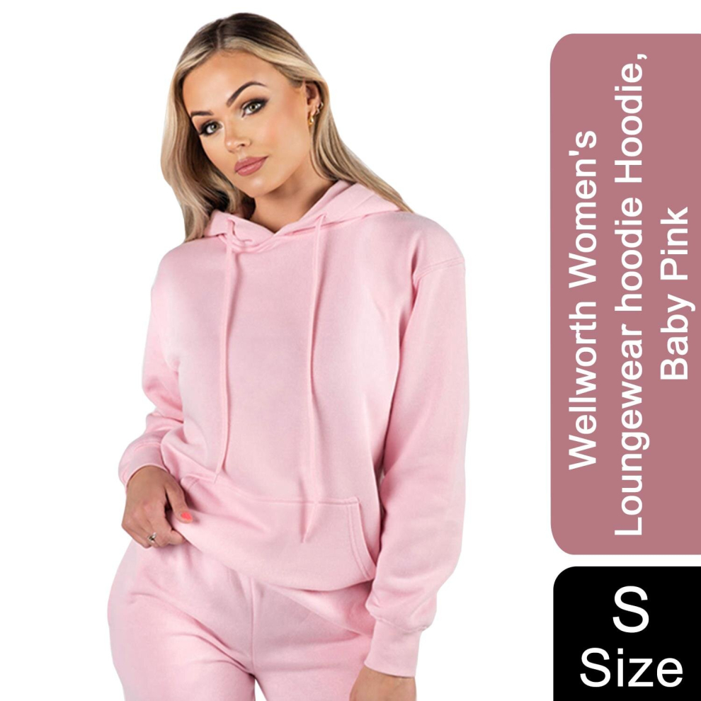 Wellworths Store ( - Hoodie, Small) Wellworth Women's Loungewear Hoodie & Jogger Pink