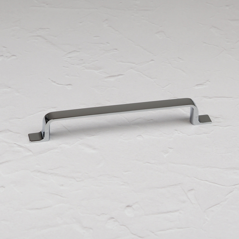 (160Mm Handle) Polished Chrome Cupboard Strap Handles 128Mm 160Mm 5060796708462