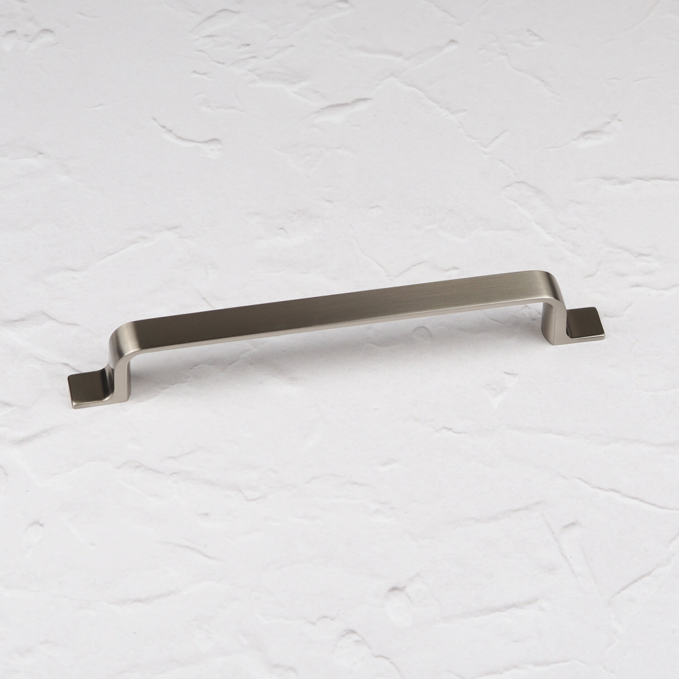 (160Mm Handle ) Brushed Nickel Cabinet Strap Handles 128Mm 160Mm 5060796708479