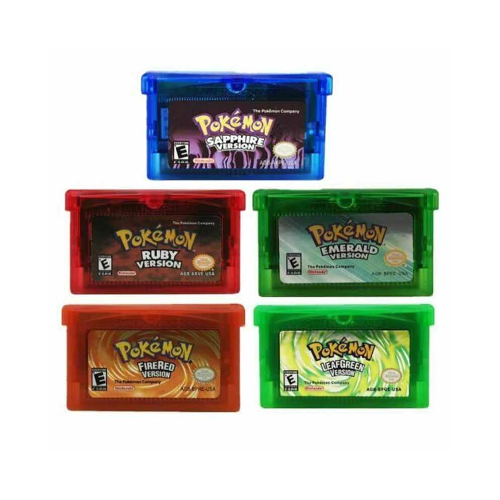 5 All in 1 Set NINTENDO Pokemon Ruby Games GBA Game Boy Advance