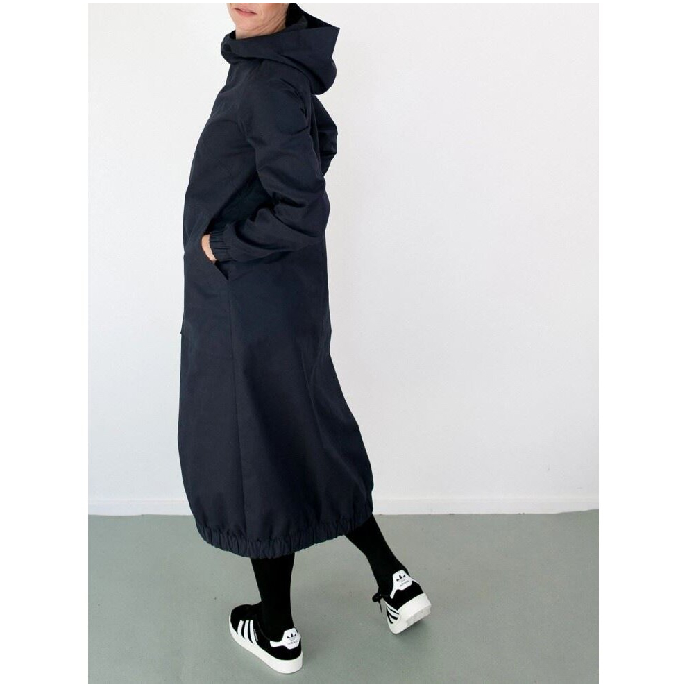 The Assembly Line Sewing Pattern Hoodie Dress Women XS-L