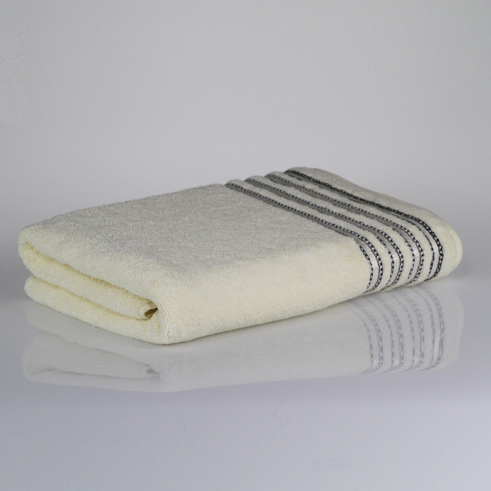 Bath Towel - 100% Cotton - Ecru 70 x 140 (cm), Porto 500 GSM-image-OPC-PCWCRXM-NEW