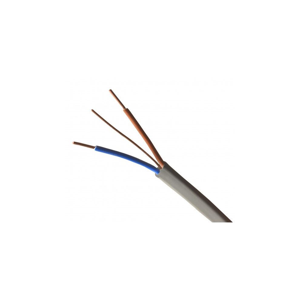 (70 Metre) 1.5Mm Twin And Earth 6242Y Flatgrey Electric Cable 5060907581373