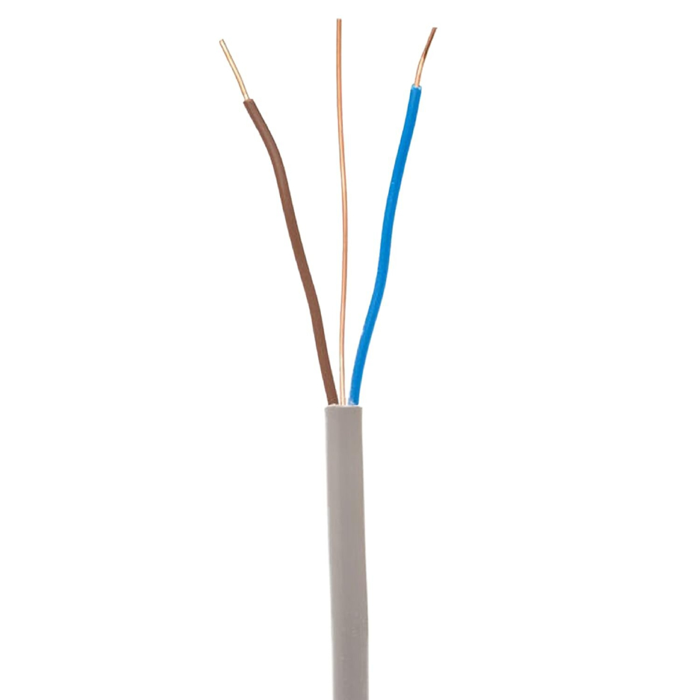 (45 Metre) 1Mm Twin And Earth 6242Y Flatgrey Electric Cable 5060907581236