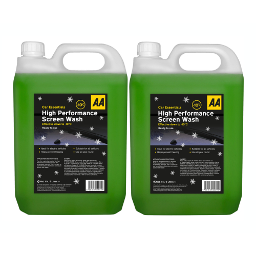 AA Winter High Performance Screenwash 2 x 5L Effective to -10°C