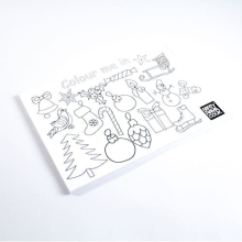 Christmas Themed A4 Colouring sheet