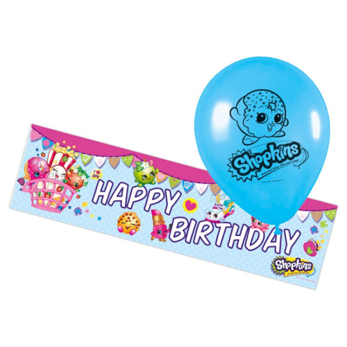 Shopkins Shopkins Banner & Ballons
