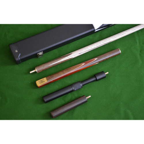 Handmade 4 Piece Snooker Cue Set with Deluxe Case + Extensions 2