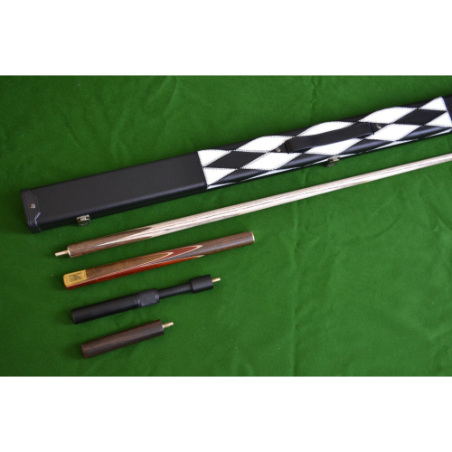 Handmade 4 Piece Snooker Cue Set with Deluxe Case + Extensions 1