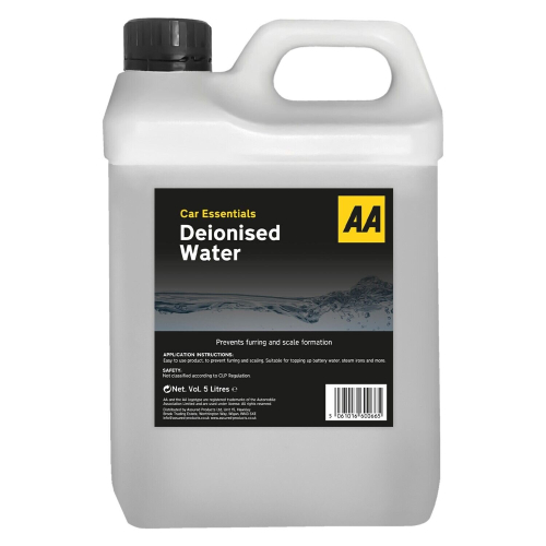 AA Deionised Water 5L Prevents Furring and Scale Formation