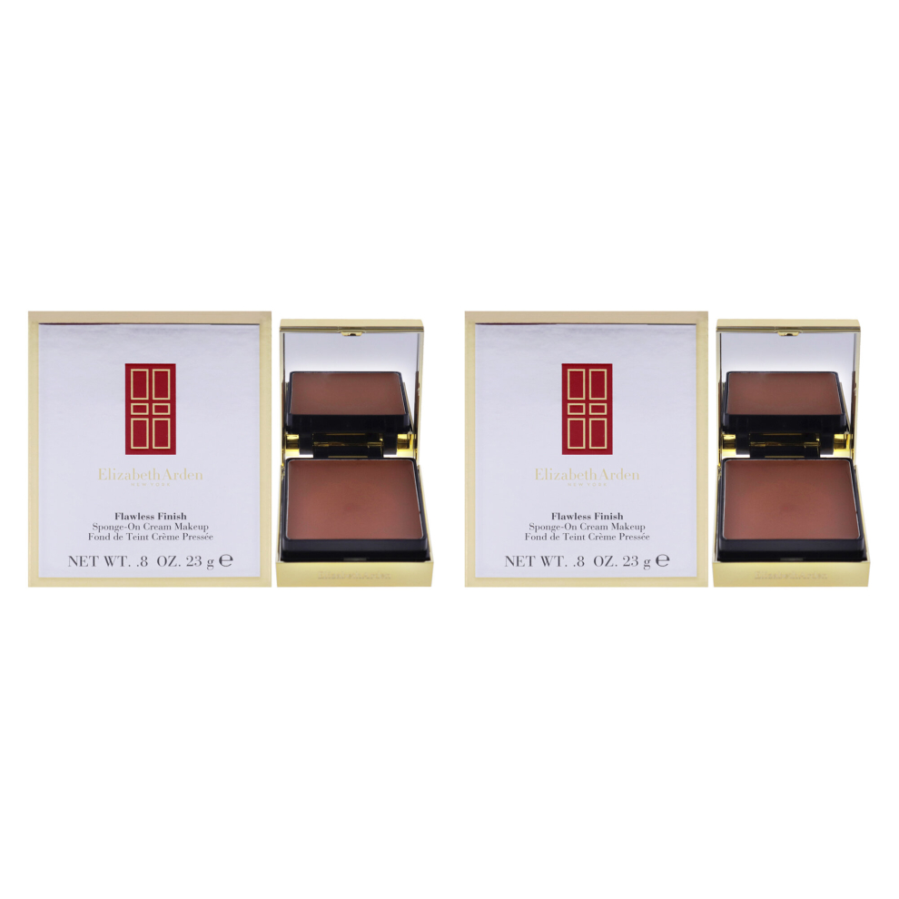 Elizabeth Arden Flawless Finish Sponge-On Cream Makeup - 57 Chestnut - Pack of 2 for Women 0.8 oz Foundation