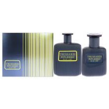 Trussardi Riflesso Blue Vibe For Men 2 Pc Gift Set 3.4 oz EDT Spray, 1oz EDT Spray