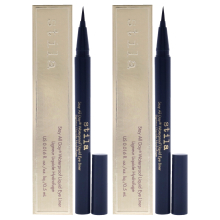 Stila Stay All Day Waterproof Liquid Eye Liner - Midnight - Pack of 2 for Women 0.016 oz Eyeliner